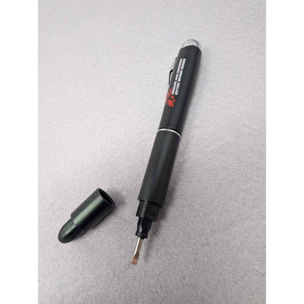 Doctors Without Borders FLASHLIGHT PEN  SCREWDRIVER new